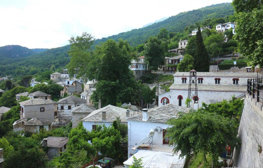 Tour of the traditional villages of Ano Lechonia, Agios Georgios Nileias, Pinakates, Vizitsa, Milies Railway Station.